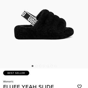 UGG black slippers
